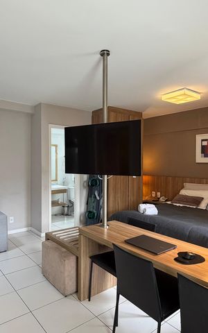 Studio para alugar com 40m², 1 quarto e 1 vaga Studio para alugar com 40m², 1 quarto e 1 vagaSala - Quarto