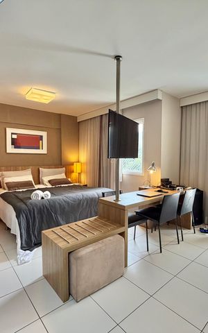 Studio para alugar com 40m², 1 quarto e 1 vaga Studio para alugar com 40m², 1 quarto e 1 vagaSala - Quarto