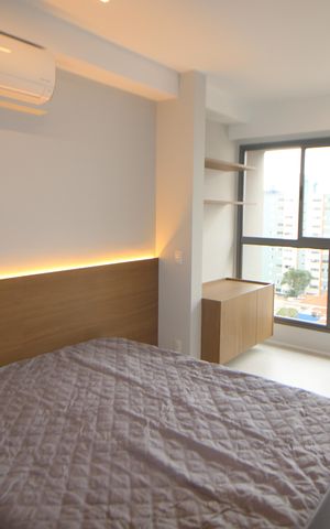 Studio à venda com 28m², 1 quarto e sem vagaStudio
