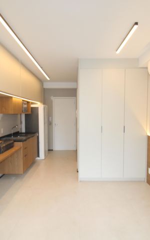 Studio à venda com 28m², 1 quarto e sem vagaStudio
