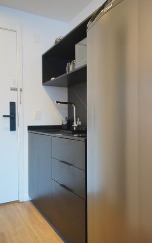 Studio à venda com 28m², 1 quarto e 1 vagaCozinha