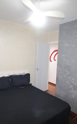 Apartamento à venda com 83m², 3 quartos e 2 vagasQuarto 2