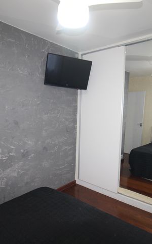 Apartamento à venda com 83m², 3 quartos e 2 vagasQuarto 2