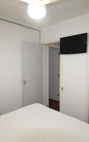 Apartamento à venda com 83m², 3 quartos e 2 vagasQuarto 3