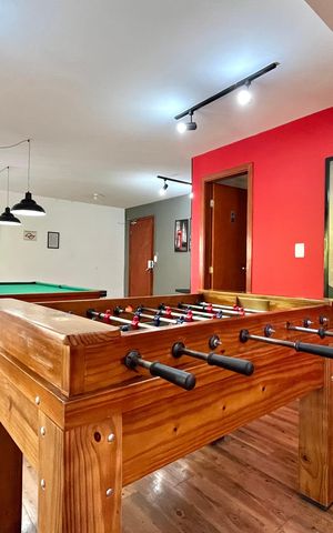 Apartamento para alugar com 39m², 1 quarto e 1 vaga Apartamento para alugar com 39m², 1 quarto e 1 vagaÁrea comum - Salão de jogos