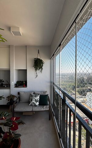 Apartamento à venda com 75m², 3 quartos e 2 vagas Apartamento à venda com 75m², 3 quartos e 2 vagasSala - Sala de Jantar Varanda