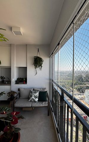 Apartamento à venda com 75m², 3 quartos e 2 vagas Apartamento à venda com 75m², 3 quartos e 2 vagasSala - Sala de Jantar Varanda