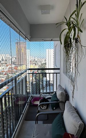 Apartamento à venda com 75m², 3 quartos e 2 vagas Apartamento à venda com 75m², 3 quartos e 2 vagasSala - Sala de Jantar Varanda
