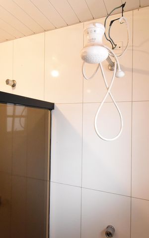 Casa para alugar com 700m², 5 quartos e 6 vagasBanheiro da Área gourmet