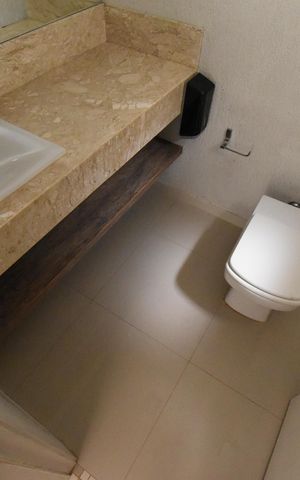 Casa de condomínio para alugar com 123m², 2 quartos e 1 vagaLavabo