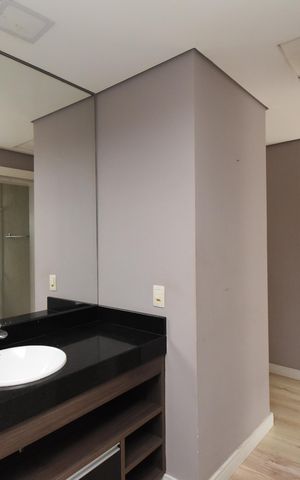 Casa de condomínio para alugar com 123m², 2 quartos e 1 vagaBanheiro da Suíte