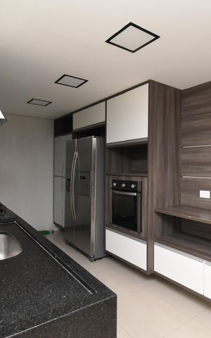 Casa de condomínio para alugar com 123m², 2 quartos e 1 vagaCozinha