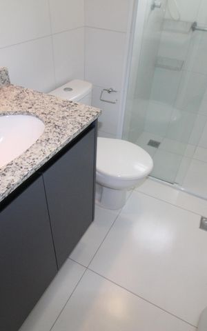Apartamento para alugar com 66m², 3 quartos e 2 vagasBanheiro da Suíte