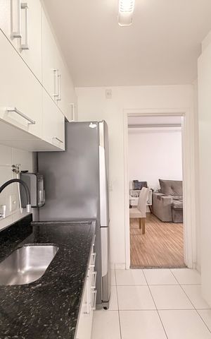 Apartamento à venda com 54m², 2 quartos e 1 vagaCozinha