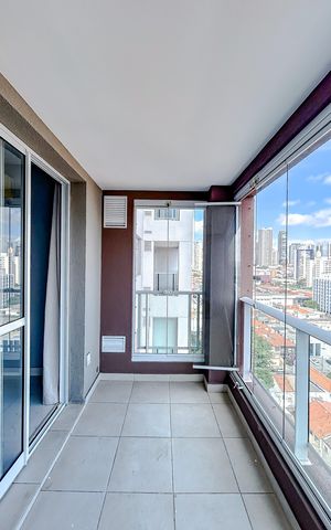 Apartamento à venda com 50m², 1 quarto e 1 vagaVaranda