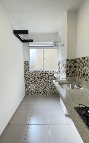 Apartamento à venda com 41m², 2 quartos e 1 vaga Apartamento à venda com 41m², 2 quartos e 1 vagaCozinha e Área de Serviço