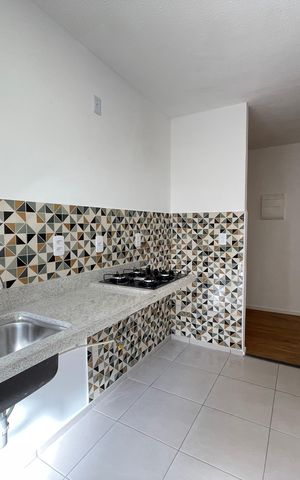 Apartamento à venda com 41m², 2 quartos e 1 vaga Apartamento à venda com 41m², 2 quartos e 1 vagaCozinha e Área de Serviço