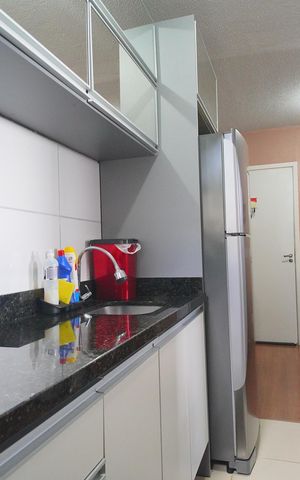 Apartamento à venda com 45m², 2 quartos e 1 vagaCozinha