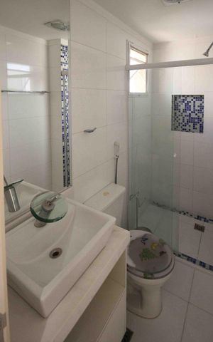 Apartamento à venda com 64m², 2 quartos e 1 vagaBanheiro da Suite