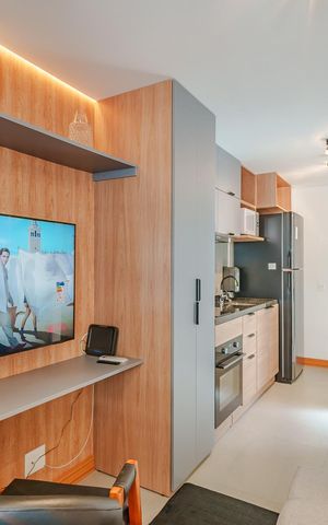 Studio para alugar com 31m², 1 quarto e sem vaga