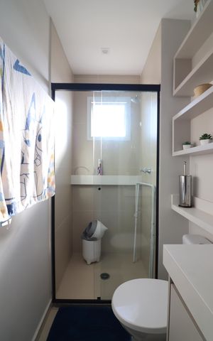Apartamento à venda com 69m², 2 quartos e 2 vagasBanheiro Social