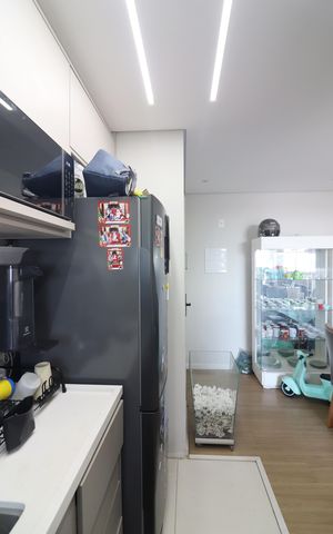 Apartamento à venda com 69m², 2 quartos e 2 vagasCozinha e Área de Serviço
