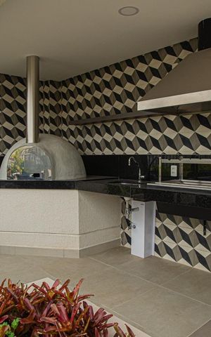 Apartamento para alugar com 31m², 1 quarto e 1 vaga Apartamento para alugar com 31m², 1 quarto e 1 vagaÁrea comum - Churrasqueira