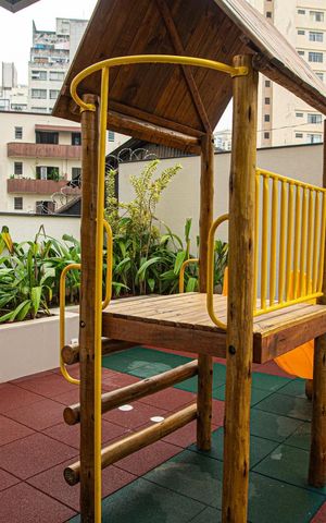 Apartamento para alugar com 31m², 1 quarto e 1 vaga Apartamento para alugar com 31m², 1 quarto e 1 vagaÁrea comum - Playground