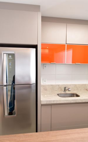 Apartamento à venda com 47m², 1 quarto e 1 vagaCozinha