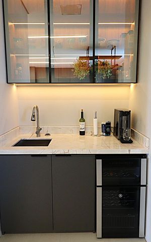 Casa de condomínio para alugar com 196m², 2 quartos e 2 vagasSala  cozinha americana integrada