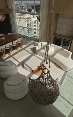 Apartamento à venda com 400m², 4 quartos e 5 vagasSala