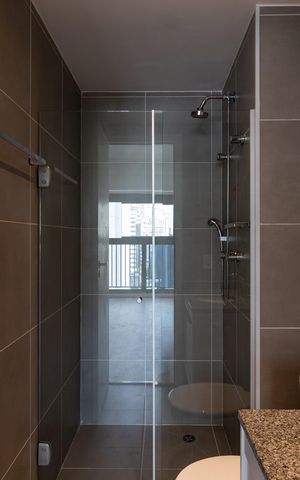 Studio à venda com 23m², 1 quarto e sem vaga Studio à venda com 23m², 1 quarto e sem vagaBanheiro