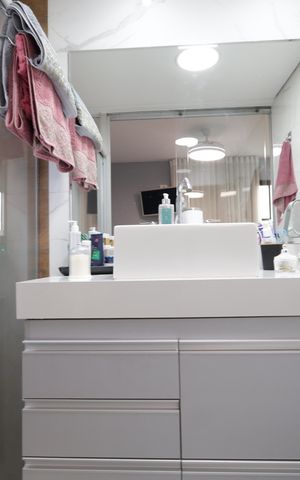 Apartamento à venda com 167m², 4 quartos e 5 vagasBanheiro da Suíte