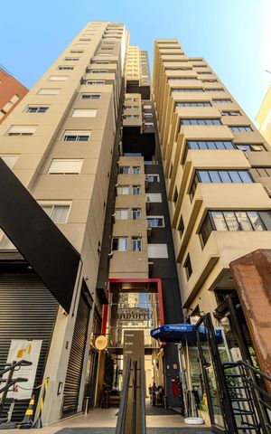 Apartamento para alugar com 33m², 1 quarto e 1 vagaFachada
