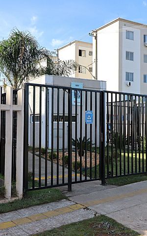 Apartamento à venda com 43m², 2 quartos e 1 vagaFachada e portaria