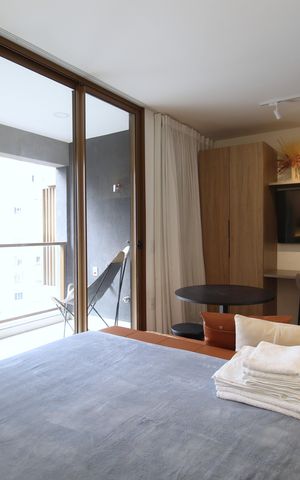 Studio para alugar com 27m², 1 quarto e sem vagaSala/Quarto