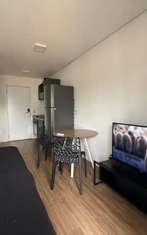 Studio à venda com 25m², 1 quarto e sem vaga