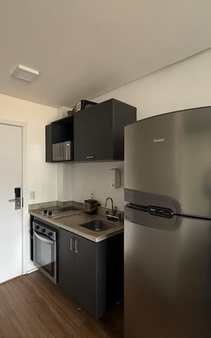 Studio à venda com 25m², 1 quarto e sem vaga