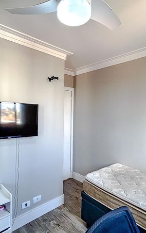 Apartamento à venda com 77m², 2 quartos e 2 vagasQuarto 1