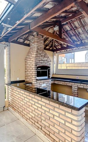 Apartamento à venda com 77m², 2 quartos e 2 vagasÁrea comum - Churrasqueira