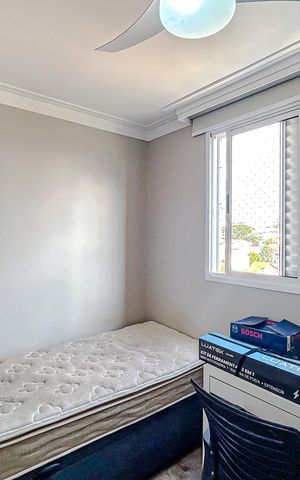 Apartamento à venda com 77m², 2 quartos e 2 vagasQuarto 1