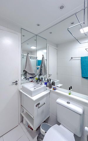 Apartamento à venda com 77m², 2 quartos e 2 vagasBanheiro