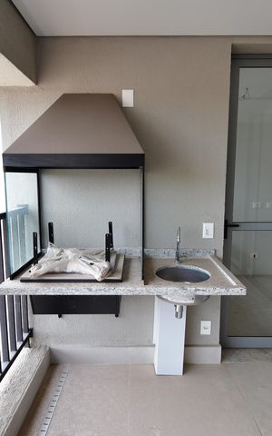 Apartamento à venda com 119m², 3 quartos e 2 vagasChurrasqueira