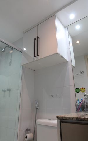 Apartamento para alugar com 78m², 2 quartos e 1 vagaBanheiro Social