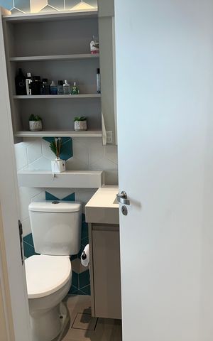 Apartamento à venda com 102m², 3 quartos e 2 vagasBanheiro da Suíte 2
