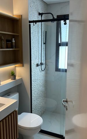 Apartamento à venda com 102m², 3 quartos e 2 vagasBanheiro da Suíte 