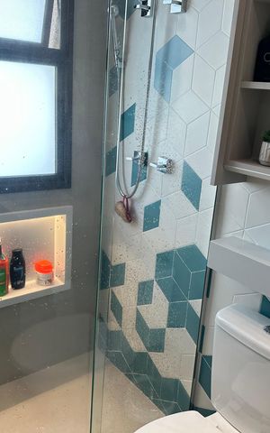 Apartamento à venda com 102m², 3 quartos e 2 vagasBanheiro da Suíte 2