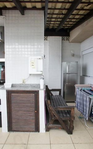 Apartamento à venda com 118m², 3 quartos e 2 vagasChurrasqueira