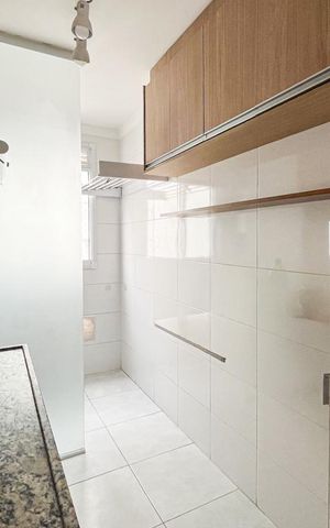 Apartamento para alugar com 42m², 2 quartos e 1 vaga Apartamento para alugar com 42m², 2 quartos e 1 vagaCozinha e Área de Serviço
