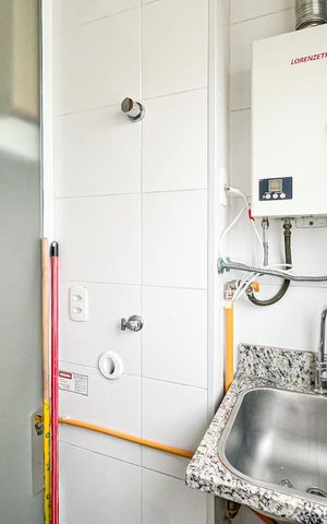 Apartamento para alugar com 42m², 2 quartos e 1 vaga Apartamento para alugar com 42m², 2 quartos e 1 vagaCozinha e Área de Serviço